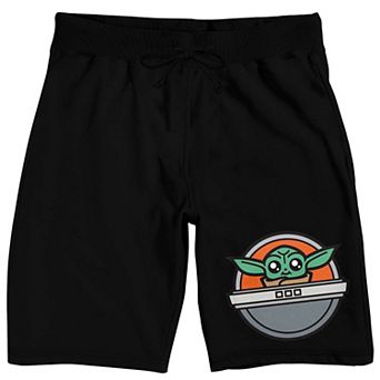 Men's The Mandalorian Grogu in Carrier Pajama Shorts