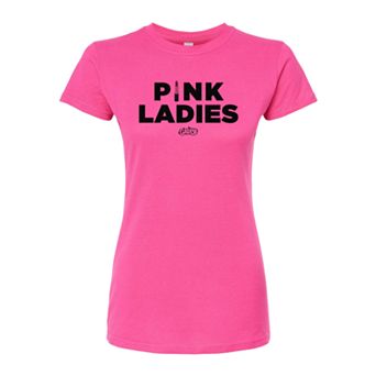 Juniors' Grease Pink Ladies Fitted Tee