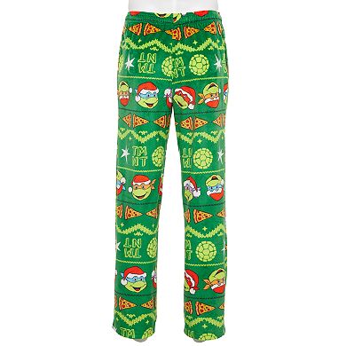 Men's Ninja Turtles Christmas Fleece Pajama Pants