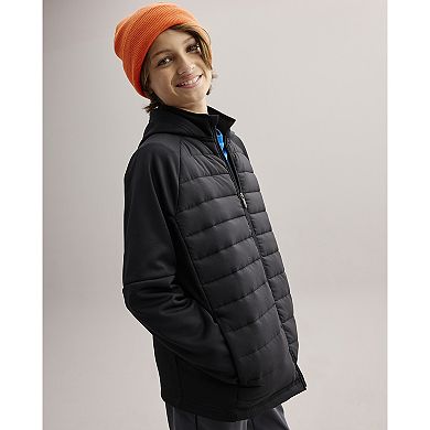 Boys 8-20 Tek Gear® Mixed Media Full-Zip Jacket in Regular & Husky