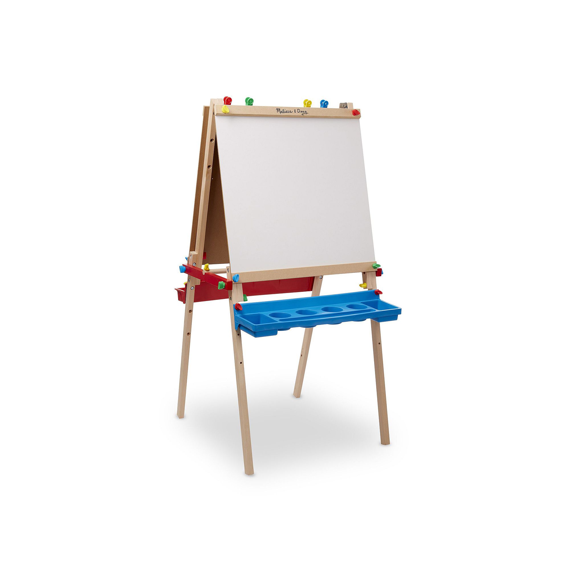 Melissa & Doug Deluxe Wooden Standing Art Easel, Multicolor