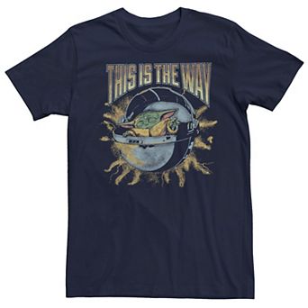 Men's Star Wars The Mandalorian Grogu "This Is The Way" Graphic Tee