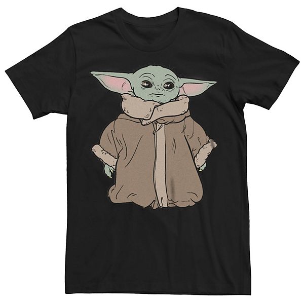 Men's Star Wars The Mandalorian Grogu Portrait Graphic Tee