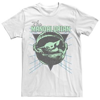 Men's Star Wars The Mandalorian Grogu Distressed Graphic Tee