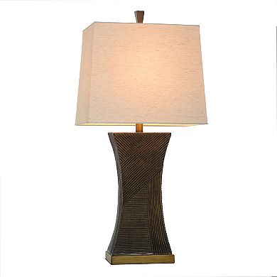 Asher Linear Embossed Table Lamp