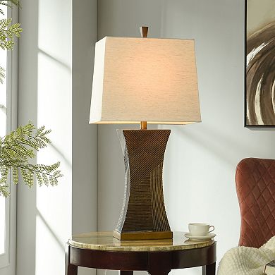 Asher Linear Embossed Table Lamp