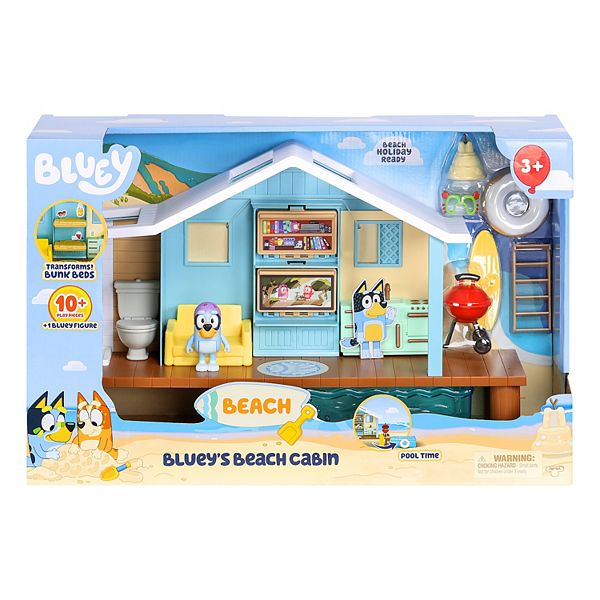 Bluey's Ultimate Beach Cabin Playset Toy New With Box