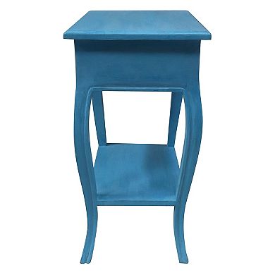 Paris Side Table With Drawer and Shelf