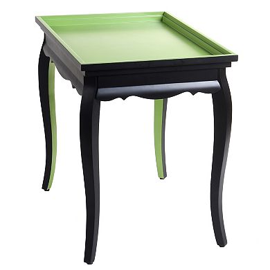 Tray-Top Two-Tone End Table
