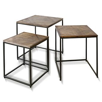 Logan Nested Side Tables 3 pc Set