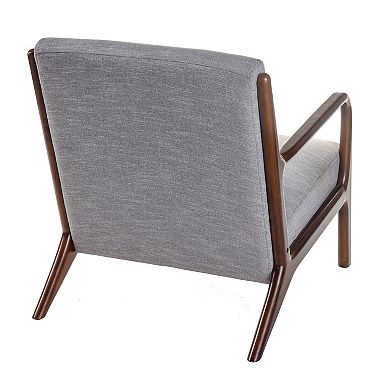 Upholstered Retro Lounge Chair