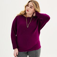 Kohls 2025 purple sweater