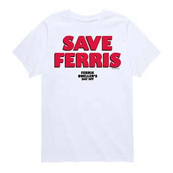 Boys 8-20 Ferris Bueller Save Ferris Graphic Tee