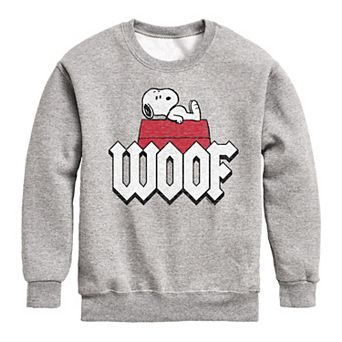 Boys 8-20 Peanuts Woof Snoopy Graphic Fleece