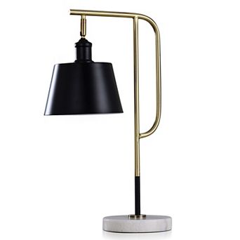 Gemma Gold Finish Contemporary Desk Lamp