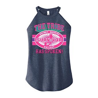Juniors' Survivor The Tribe Spoke High Neck Tank Top