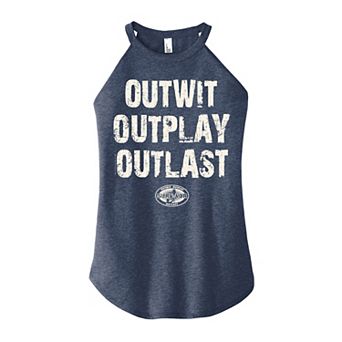 Juniors' Survivor Outwit High Neck Tank Top