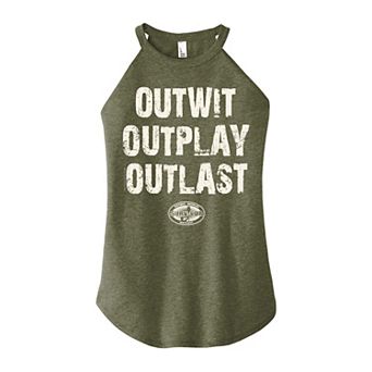 Juniors' Survivor Outwit High Neck Tank Top