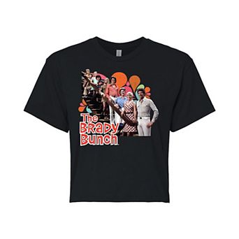 Juniors' The Brady Bunch Vintage Cropped Tee