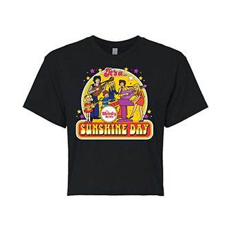 Juniors' The Brady Bunch Sunshine Day Cropped Tee