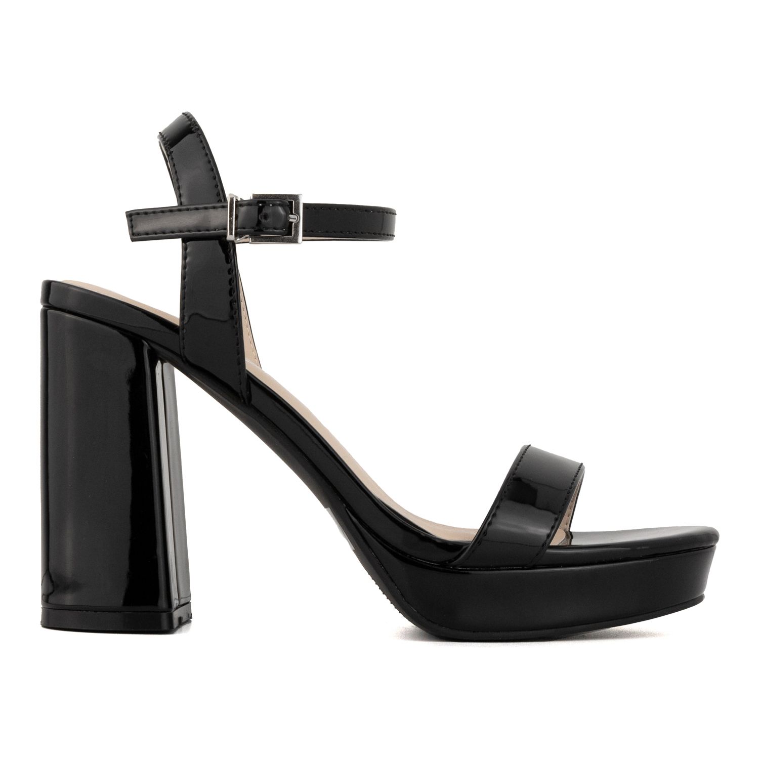 CreativeSugar Women's Satin Heel Sandals - Thick Heel Evening Shoes With Bow Detail - View #10