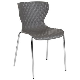 Emma and Oliver Contemporary Design Accent Dining Plastic Stack Chair