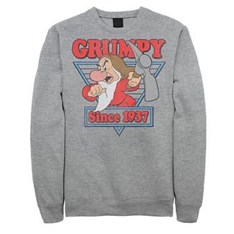 Disney's Snow White Grumpy Men's Grumpy Since 1937 Triangle Sweatshirt