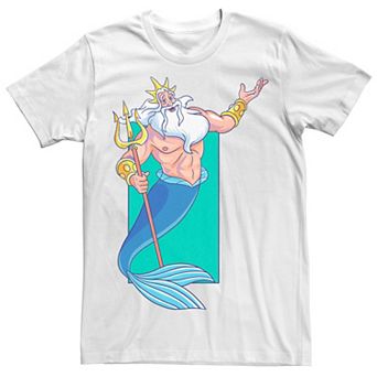 Disney's The Little Mermaid King Triton Men's Graphic Tee