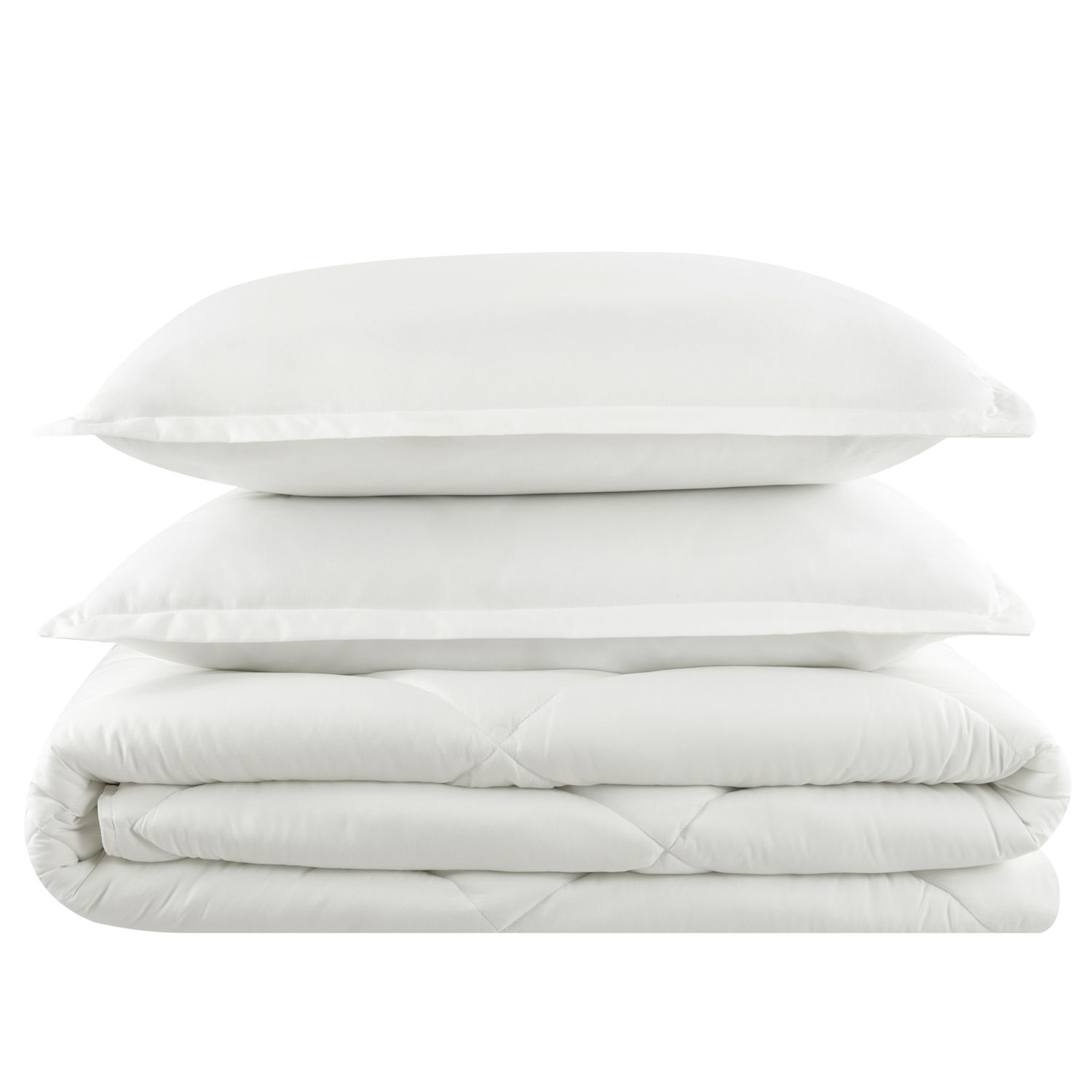 Eclipse Sleep Solutions Milan Kühles Bettwäsche-Set, 3-teilig, Twin Größe, Silber