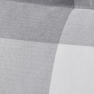 Sweet Home Collection Herringbone Weave Buffalo Check Comforter & Sheet Set with Shams