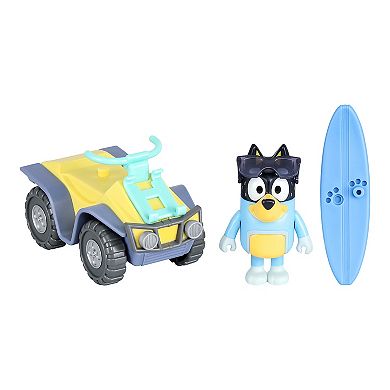 Bluey Series 9 Beach Quad & Bandit Figure Set