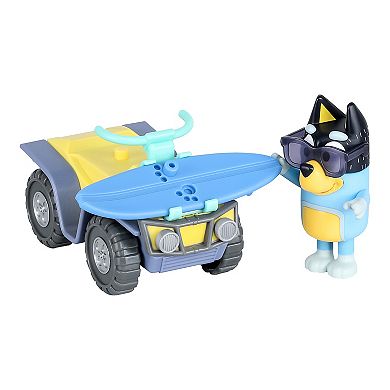 Bluey Series 9 Beach Quad & Bandit Figure Set