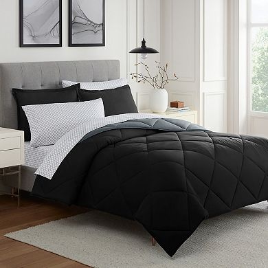 eclipse Sleep Solutions Kylis Cooling Comforter & Sheet Set with Shams