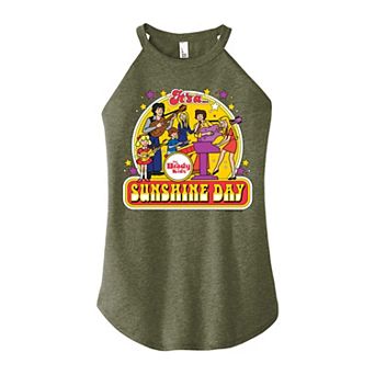 Juniors' The Brady Bunch Sunshine Day High Neck Tank Top