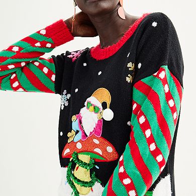 Women's Celebrate Together™ Long Sleeve Crewneck Christmas Sweater