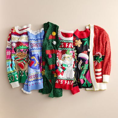 Women's Celebrate Together™ Long Sleeve Crewneck Christmas Sweater