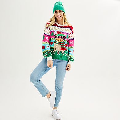 Women's Celebrate Together™ Long Sleeve Crewneck Pullover Christmas Sweater