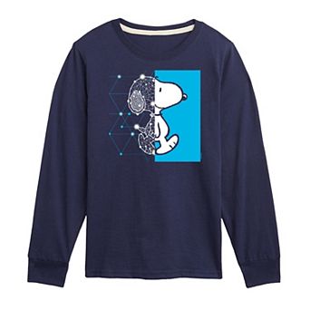 Boys 8-20 Peanuts Wire Frame Long Sleeve Tee