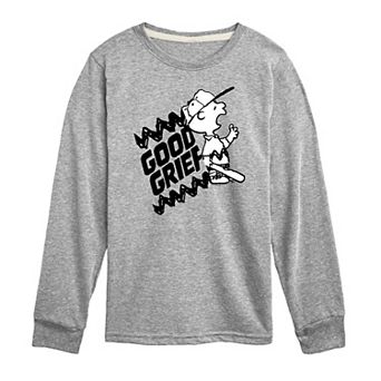 Boys 8-20 Peanuts Good Grief Long Sleeve Tee