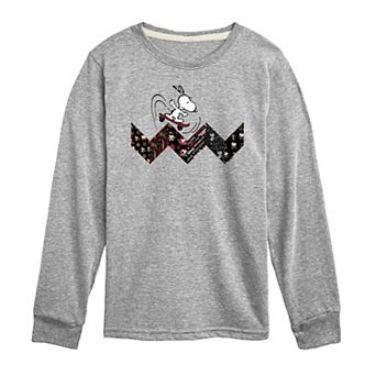 Boys 8-20 Peanuts Snoopy Skating Long Sleeve Tee