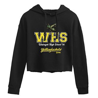 Juniors' Yellowjackets WHS Logo Cropped Hoodie