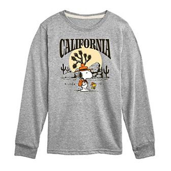 Boys 8-20 Peanuts Beagle Scouts California Long Sleeve Tee