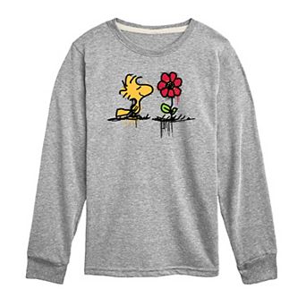 Boys 8-20 Peanuts Woodstock Rose Long Sleeve Tee