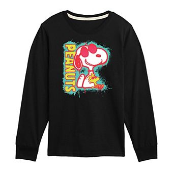 Boys 8-20 Peanuts Snoopy Woodstock Long Sleeve Graphic Tee
