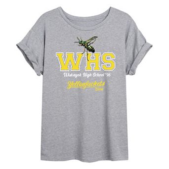 Juniors' Yellowjackets WHS Logo Oversized Tee