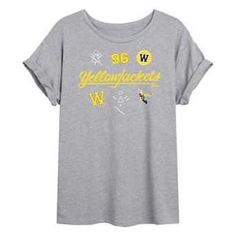 Juniors' Yellowjackets Icons Oversized Tee