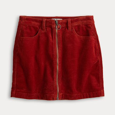 Corduroy skirt juniors best sale