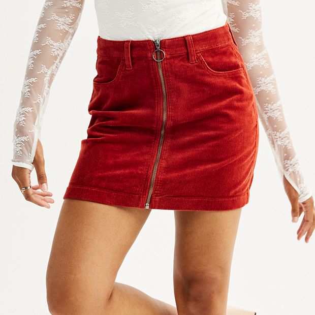 Women's corduroy shop skirt kohls