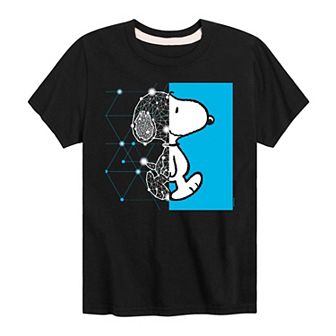 Boys 8-20 Peanuts Snoopy Wire Frame Graphic Tee