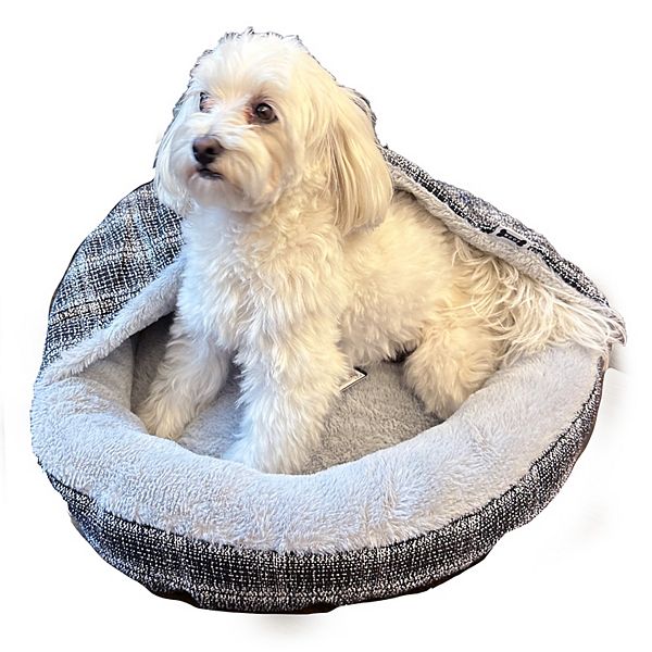 Woof Round Pet Bed with Cover